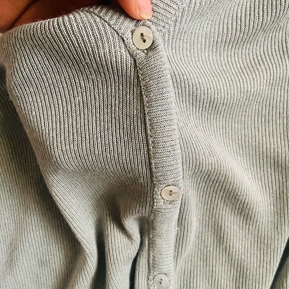 Zara Knit Button Down Casual Lightweight Slim Fit Vest Tank - Picture 8 of 9